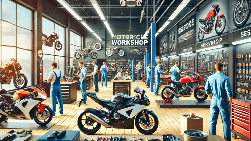 usaha bengkel motor