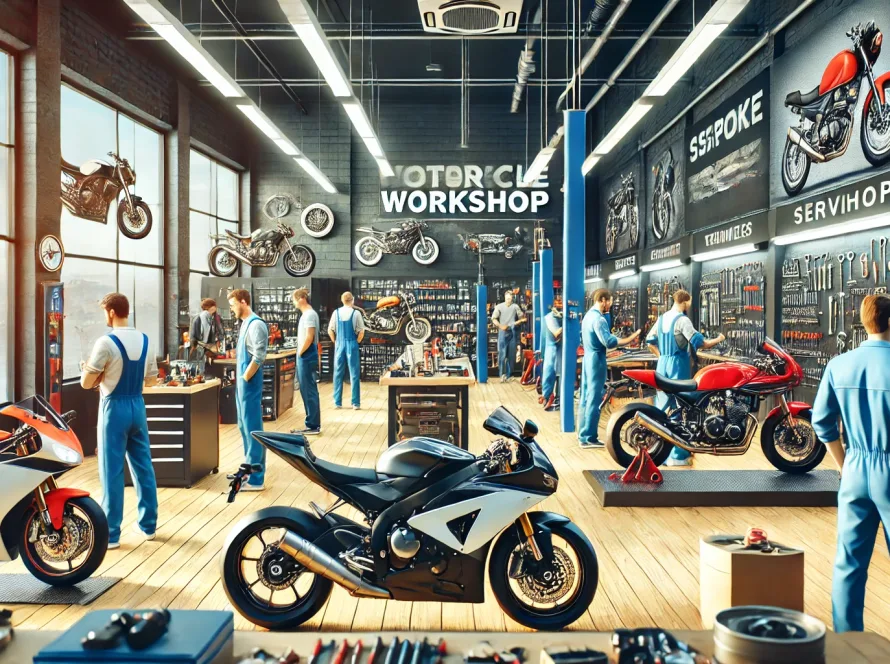 usaha bengkel motor